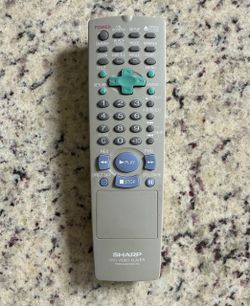 Sharp Original DVD Video Player VCR Remote Control Controller OEM RRMCGA030WJSA