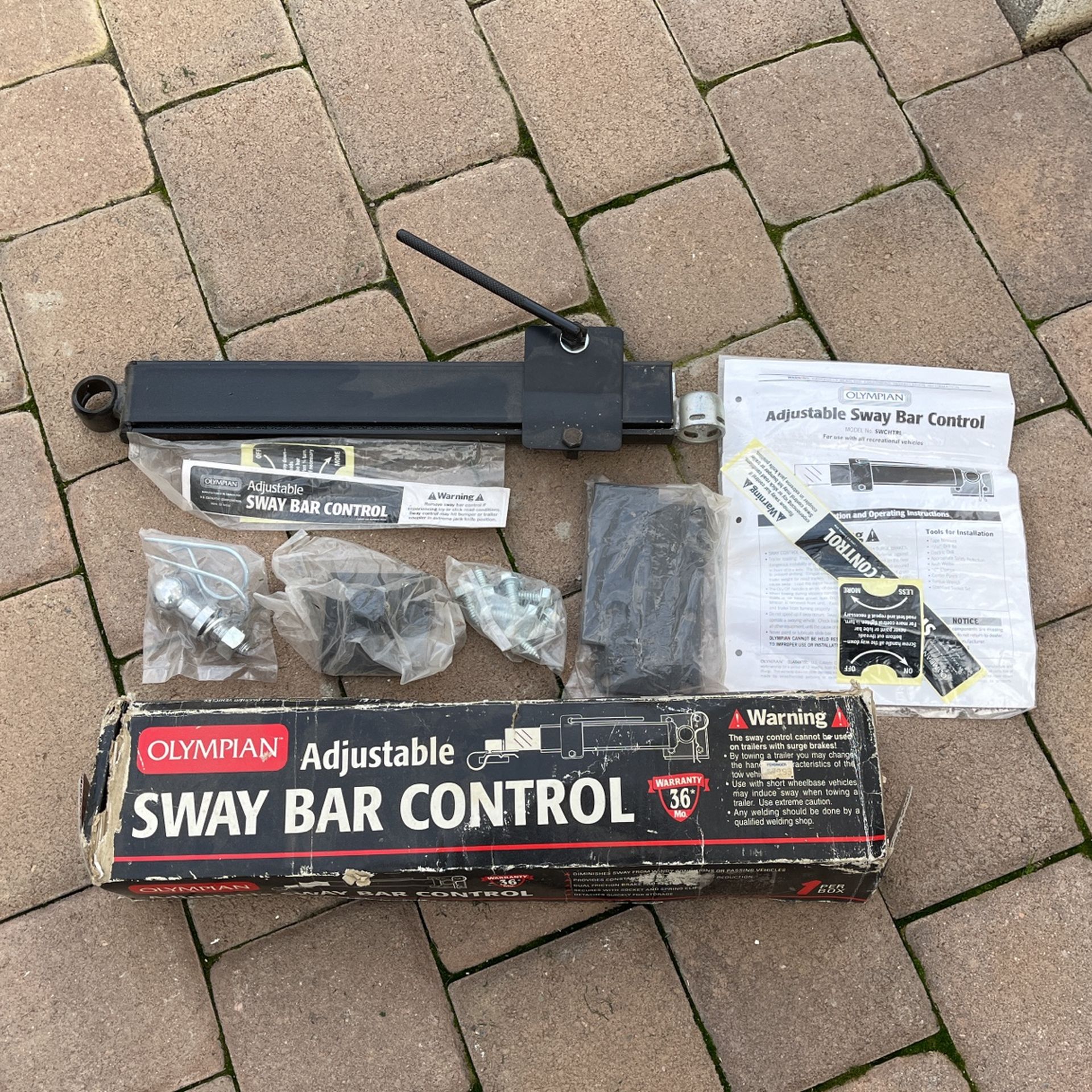 Trailer Sway Bar Control