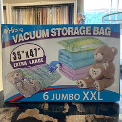 6 Jumbo XXL Vacuum Storage Bags for Sale in Dallas, TX - OfferUp
