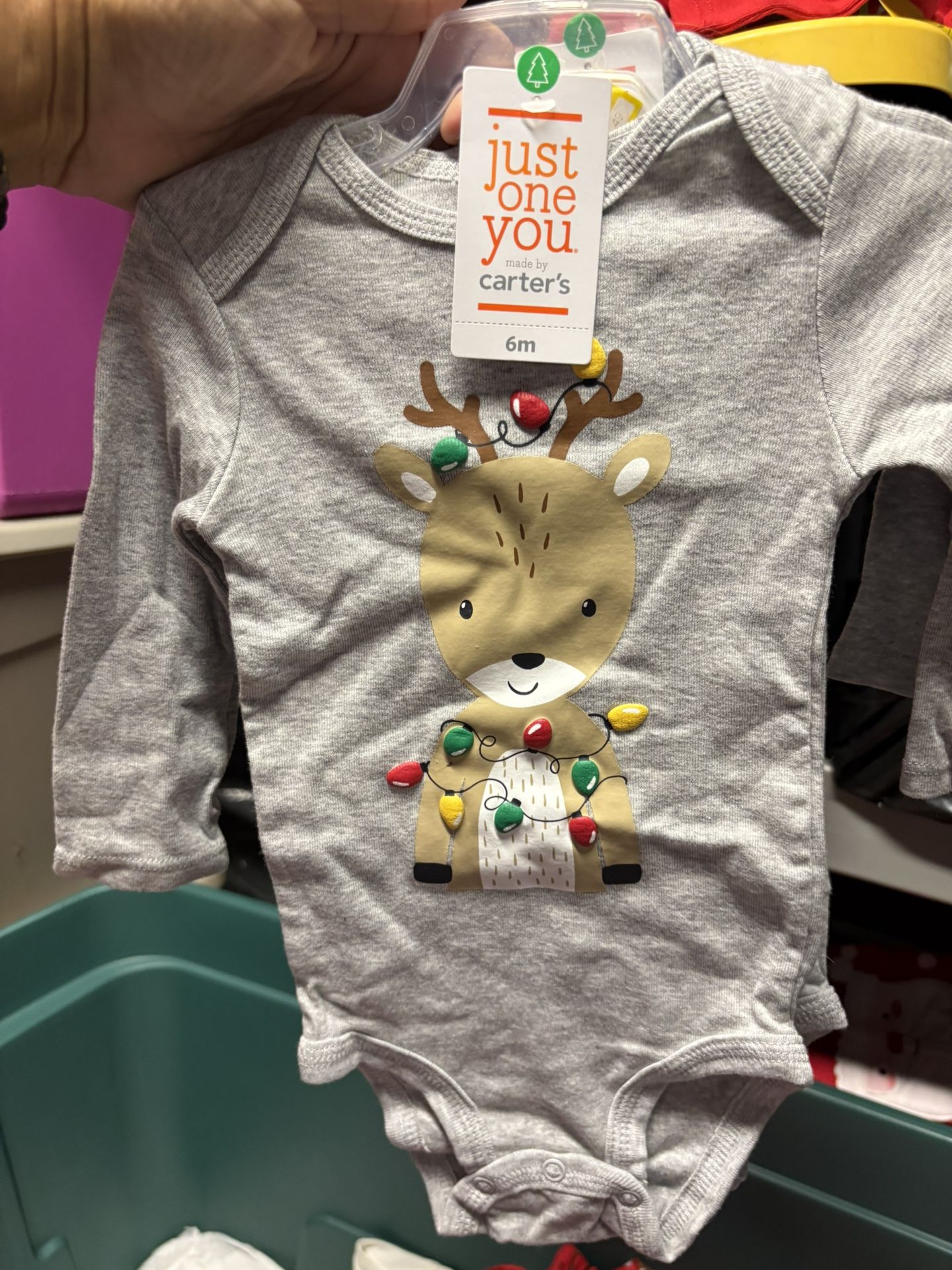 New 6mos Holiday Onesie