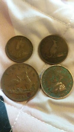 Lot of vintage Australian coins