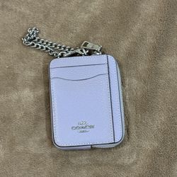 Coach Card Wallet in Mist (Like New)