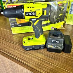 Ryobi 18-Volt ONE+ Lithium-Ion Cordless 1/2 in. Drill/Driver Kit with (1) 1.5 Ah Battery and 1