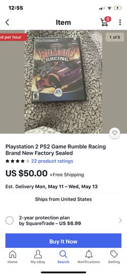 PS to rumble racing game
