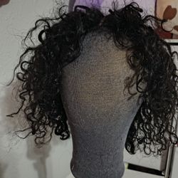 13x4 Deep Wave Human Hair Wig Bob