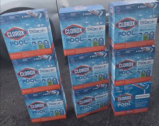 (11) boxes of pool shock 6in1s