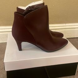 Alfani Burgundy Boots