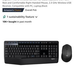 Logitech keyboard and Mouse Combo