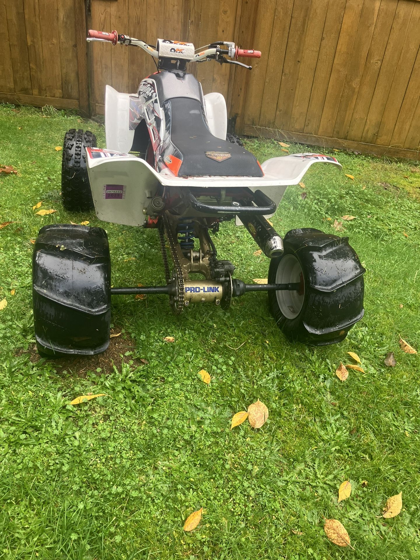 1986 Honda, Fourtrax, 250 R2, stroke sand and dirt tires/wheels