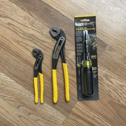 Klein Tools 11in1 Ratcheting Screwdriver & Pliers Set