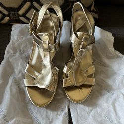 Gold Shoes  By Guess