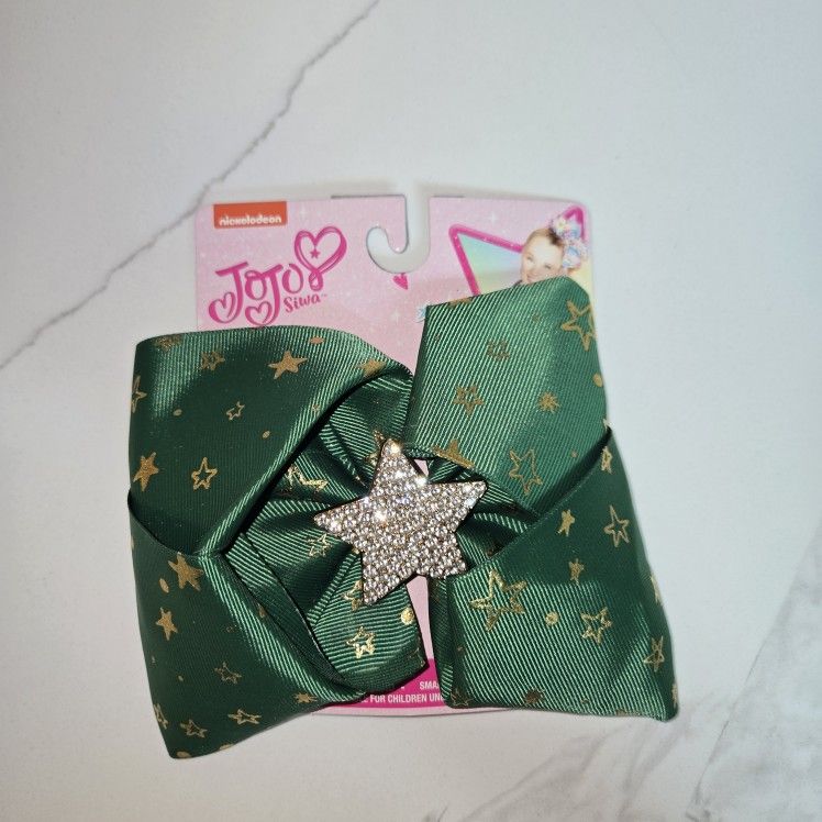 Green Jojo Siwa Star Bow