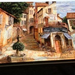 Original Vintage French Tapestry 