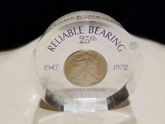 1947 silver coin, protected