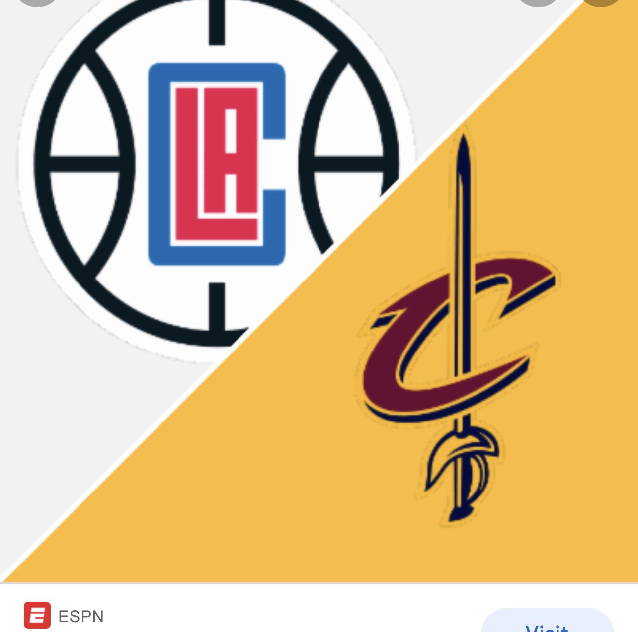 Clippers vs Cavs - $80  for both tickets