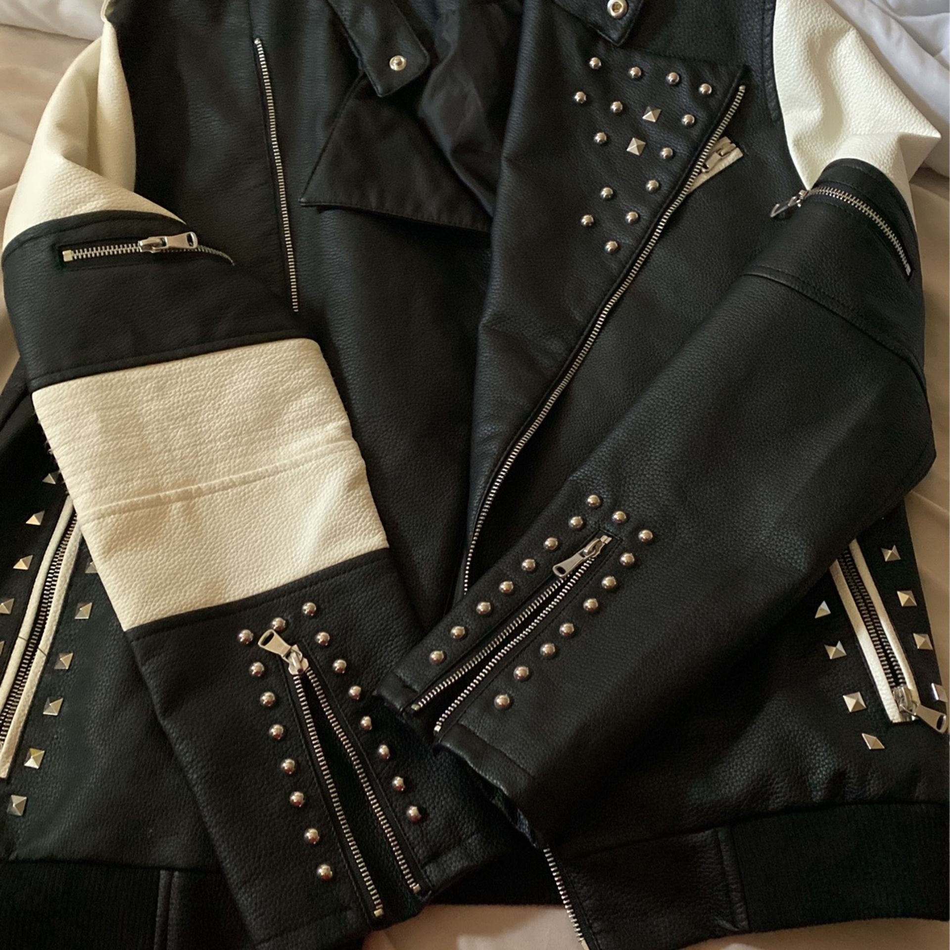 Non Leather jacket Punk/rock