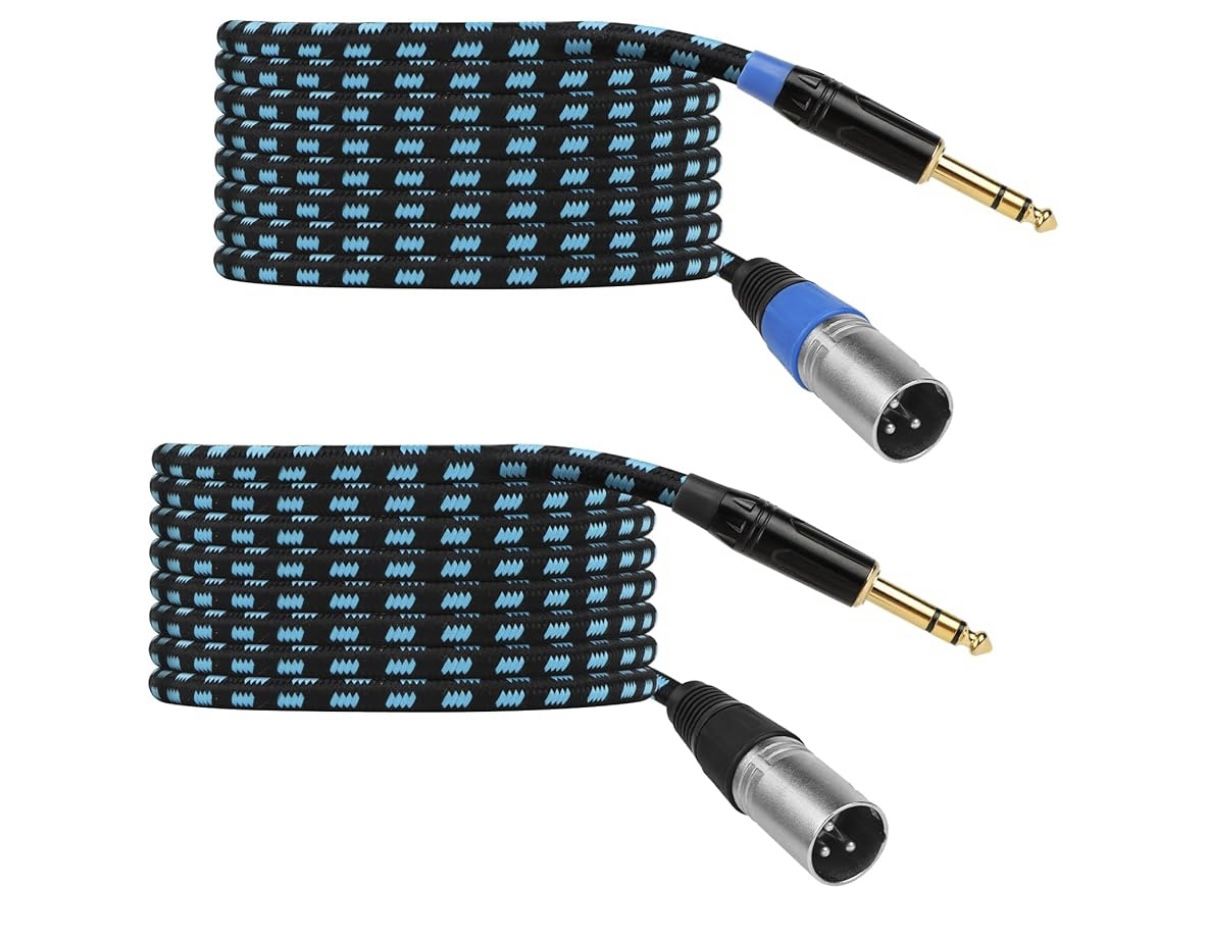 Balanced 1/4" TRS to XLR Male Patch Cable