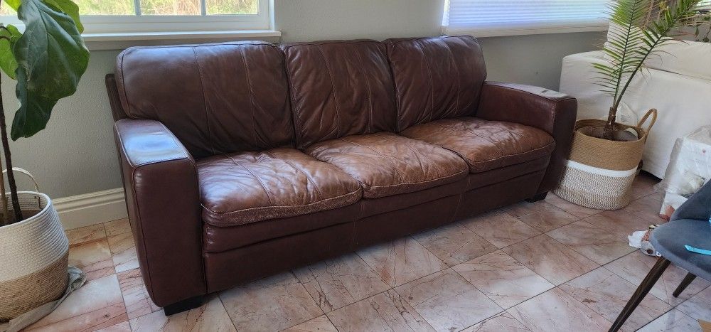 Leather Couch