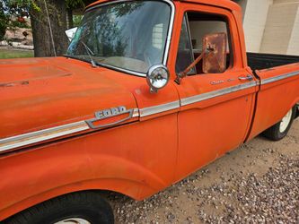 1964 Ford F100 Ranger Project - Rare Factory Bucket Seats - Rust Free