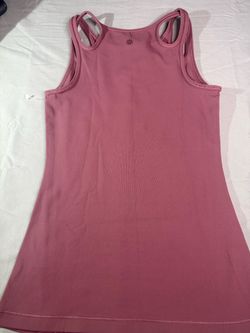 Athleta Pink Racerback Athletic Tank Top