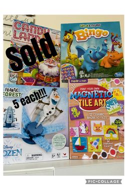 Kids Board Games and Activity Kit