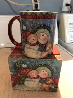Brand new snowman cup