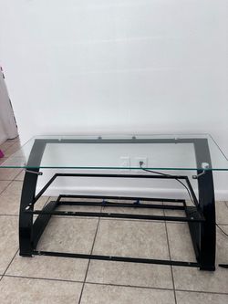 Glass TV Stand