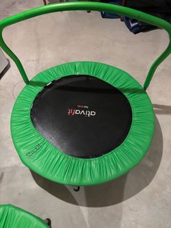 Ativafit Kids Mini Trampoline with Handle Bar