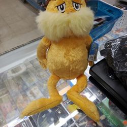 The Lorax Dr Seuss Stuffed Plush Toy Kohls Cares Yellow Medium Size