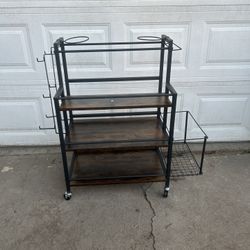 Home Gym Storage, 4 Tier Large Capacity Rack for Dumbbells Kettlebells Foam Roller, Yoga Mat Strap and Resistance Bands, Exercise/Workout Equipment St