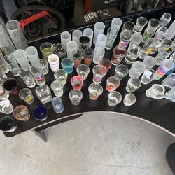 Have 76 Shot Glasses (selling all together not separately)