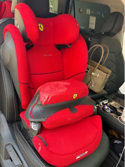Ferrari car seat! Very solid, strongly recommend