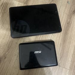 2 laptops as is