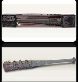 WALKING DEAD LUCILLE BAT BLOODY BLACK & WHITE VARIANT EXCLUSIVE NEGAN SDCC 2015 