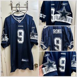 Dallas Cowboys #9 Romo Stitched Jersey By Reebok Size 52