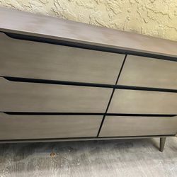 Allora Mid-Century Modern Wood 6-Drawer Dresser - Local Delivery for a Fee - See My Items 
