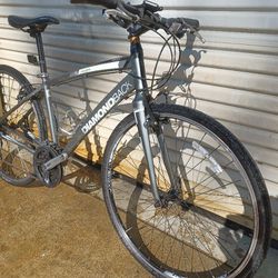 DiamondBack INSIGHT 2. (Hybrid Fitness Bicycle)21 Speed -Gunmetal /Shimano Acera Size: Medium 