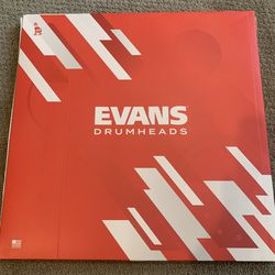Brand New Unopened Evans 3-piece Drumhead Set EC2S Clear