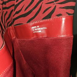 Womens Red Heel Boots 