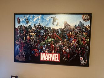 Marvel Art Framed