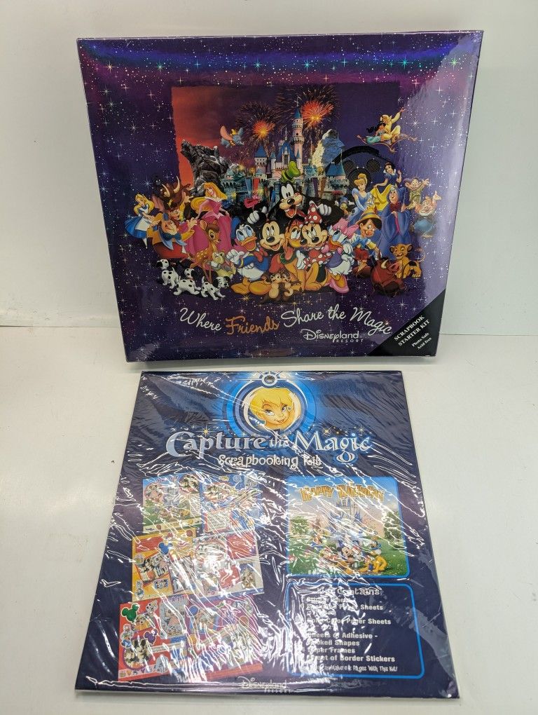Disneyland 12 x 12" Scrapbook Starter Kit & Capture the Magic Scrapbooking Kit