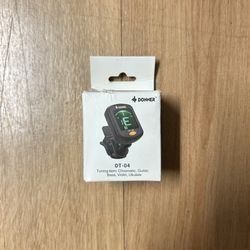 Donner DT-04 Clip-On Tuner – Open Box & Ready to Use