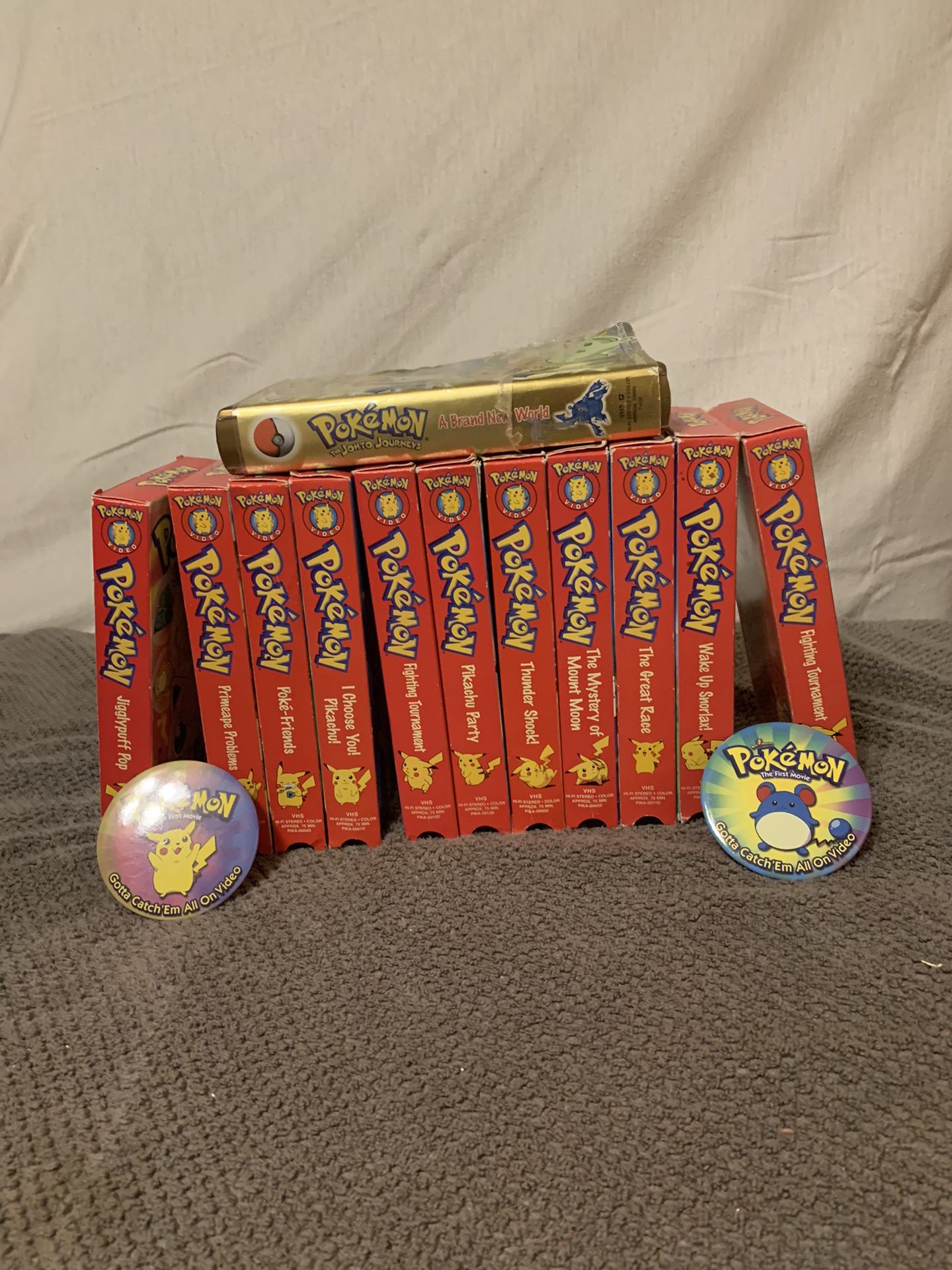 11 Pokémon VHS Movies, Plus 1 Gold Pokémon’