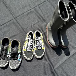 Boys Vans & Rain Boots 