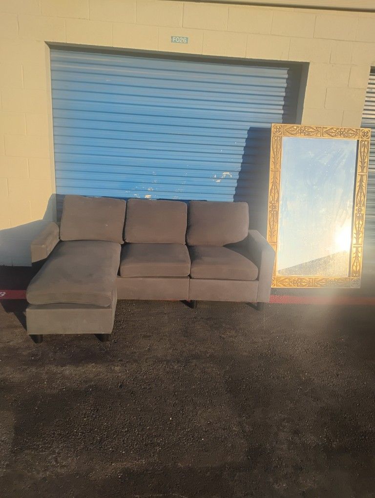 Sectional Couch Mirror - Delivery Available