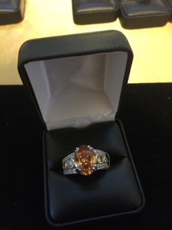 Sterling Silver Jasmine Ring Sz 7