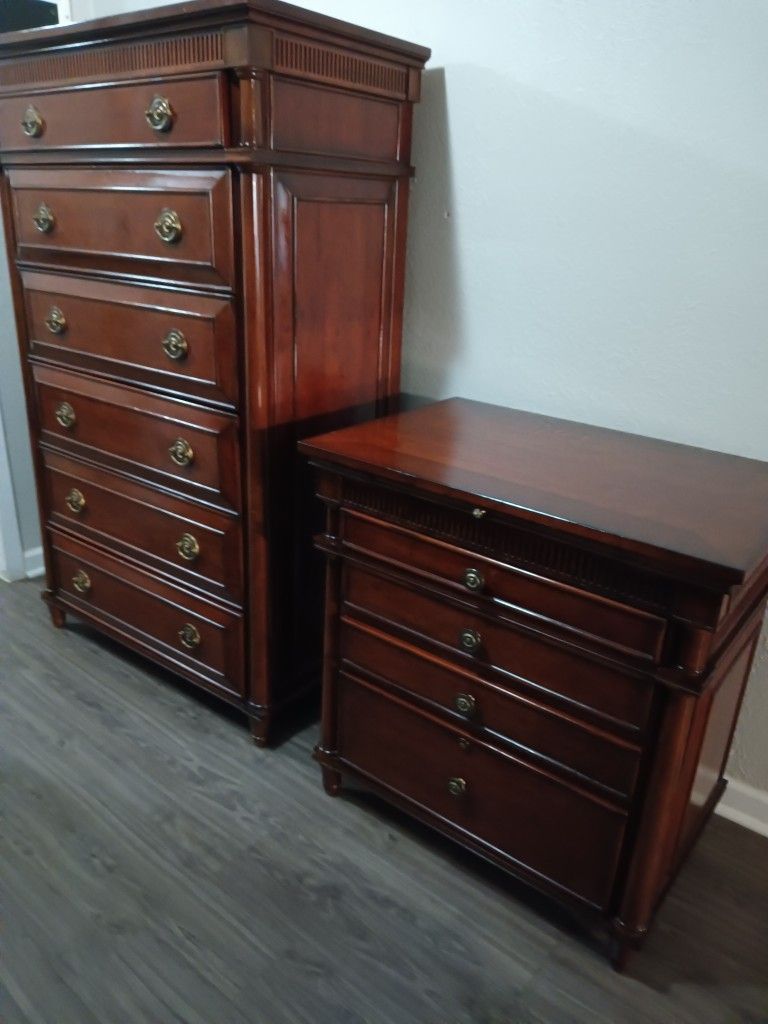 Tall Dresser And Nightstand 