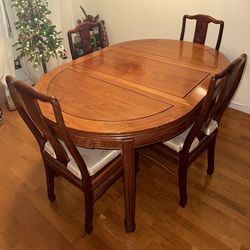 Rosewood Dining Table With Chairs