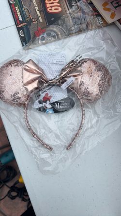 Rose Gold Minnie Mouse Ears