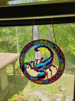 Scorpio Suncatcher & keychains for people born October 23-November 21-$3 gets ALL 🦂